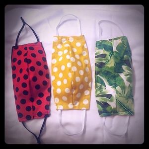 SOLD Beautiful summer style homemade mask SOLD